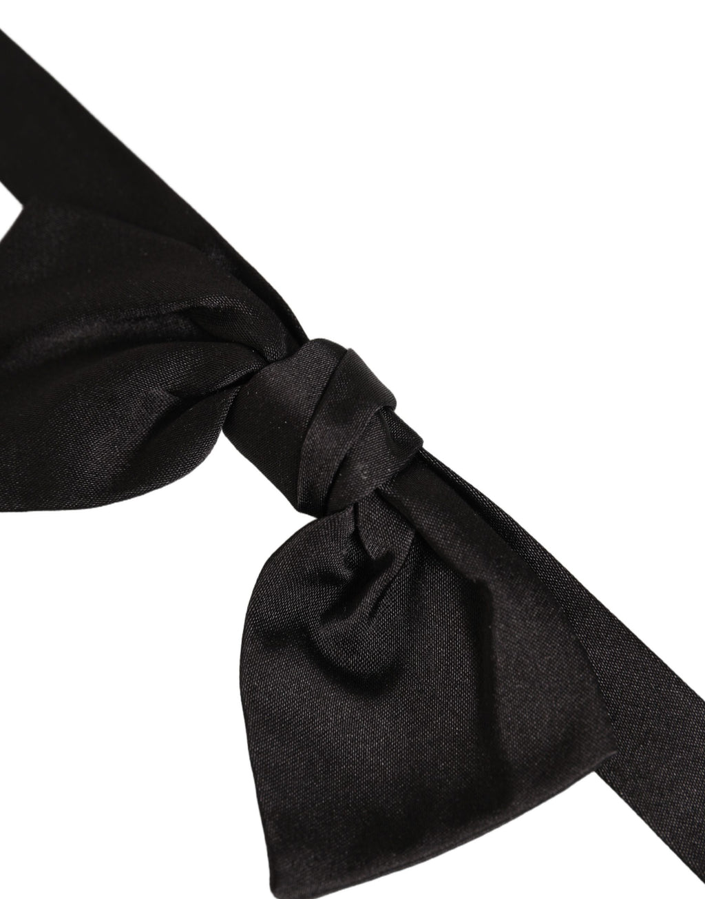 Dolce & Gabbana Herren Schwarze 100% Seide Verstellbare Hals Papillon Fliege