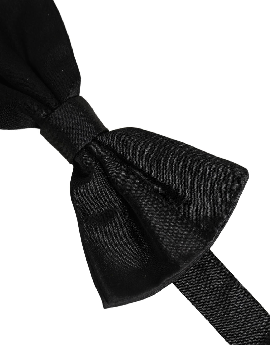 Dolce & Gabbana Herren Schwarze 100% Seide Verstellbare Krawatte Fliege