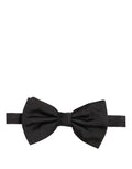Dolce & Gabbana Herren Schwarze 100% Seide Verstellbare Krawatte Fliege