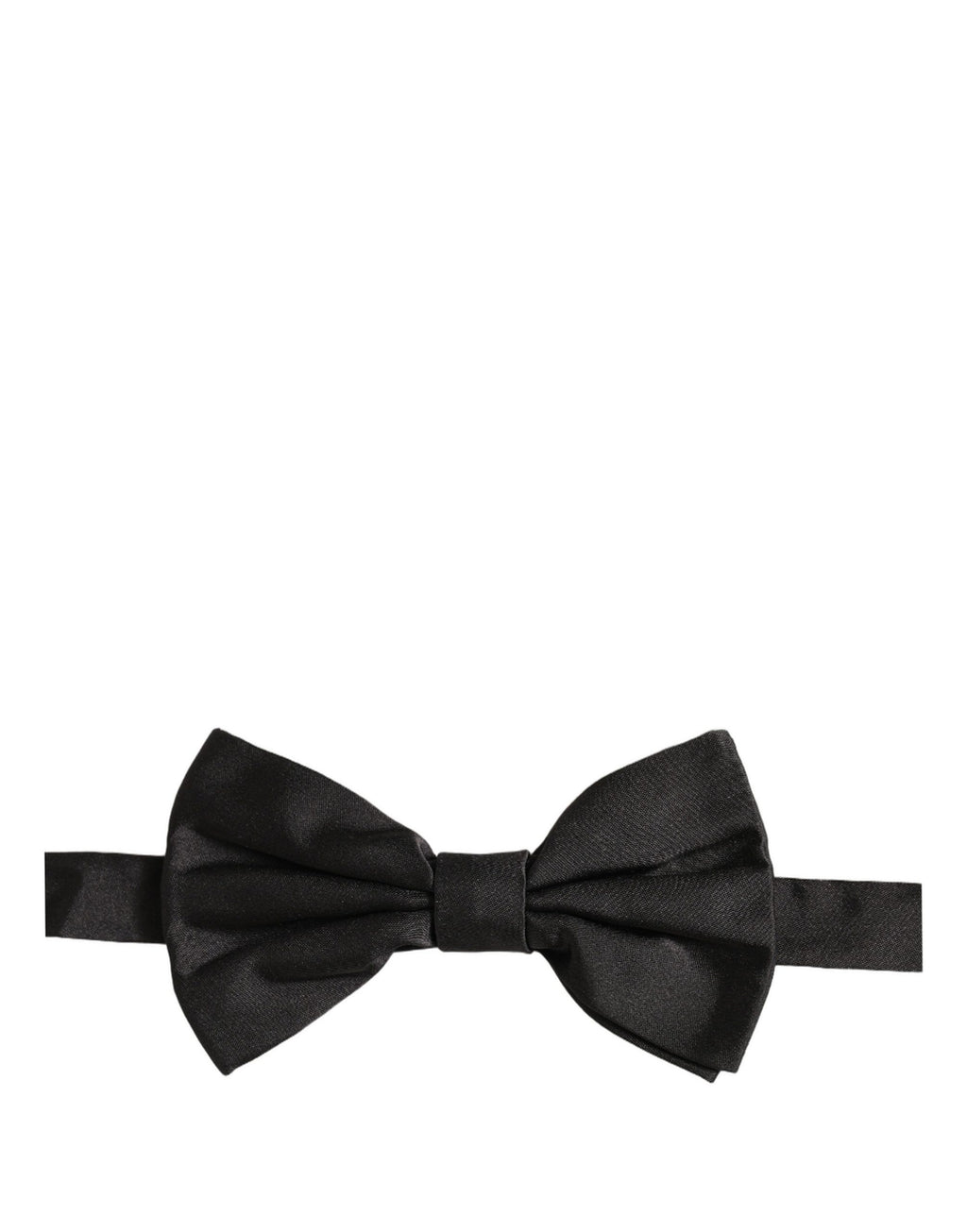 Dolce & Gabbana Herren Schwarze 100% Seide Verstellbare Krawatte Fliege