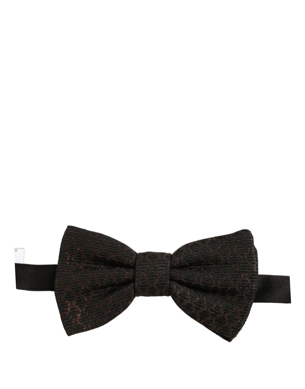 Dolce & Gabbana Herren Fliege aus 100% Seide, verstellbar, Braun