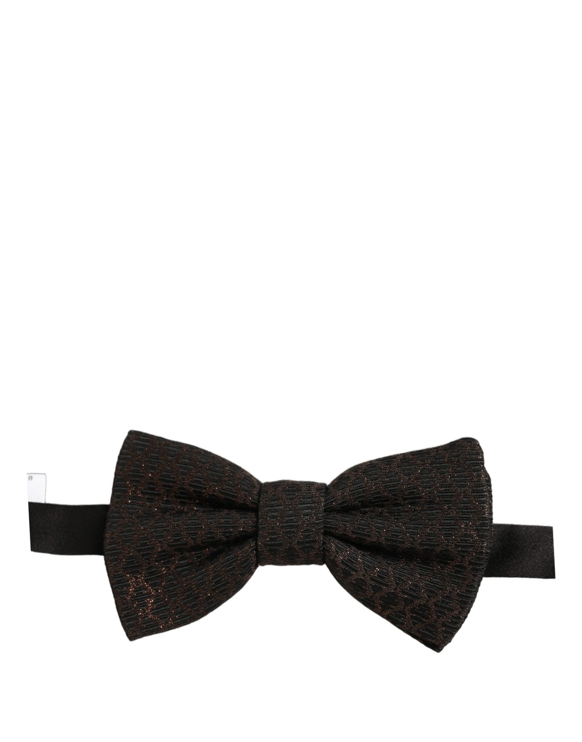 Dolce & Gabbana Herren Fliege aus 100% Seide, verstellbar, Braun