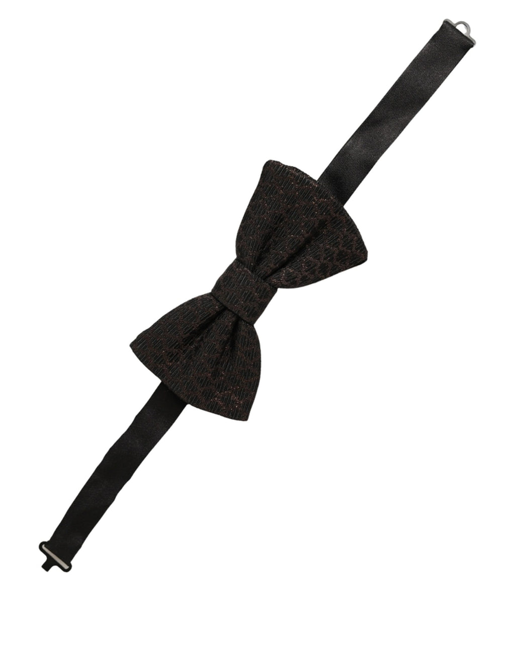 Dolce & Gabbana Herren Fliege aus 100% Seide, verstellbar, Braun