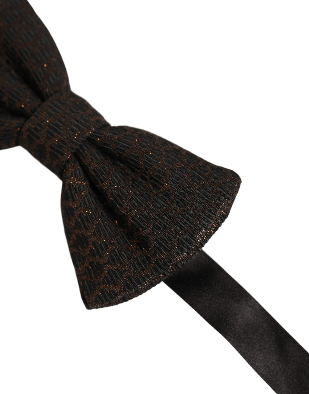 Dolce & Gabbana Herren Fliege aus 100% Seide, verstellbar, Braun
