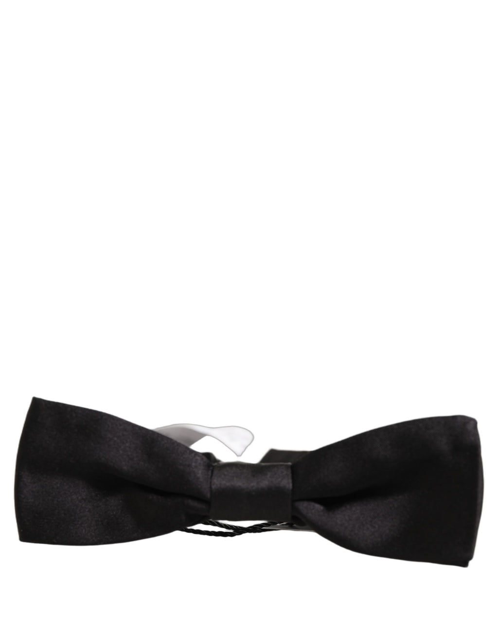 Dolce & Gabbana Herren Schwarze 100% Seide Verstellbare Krawatte Fliege