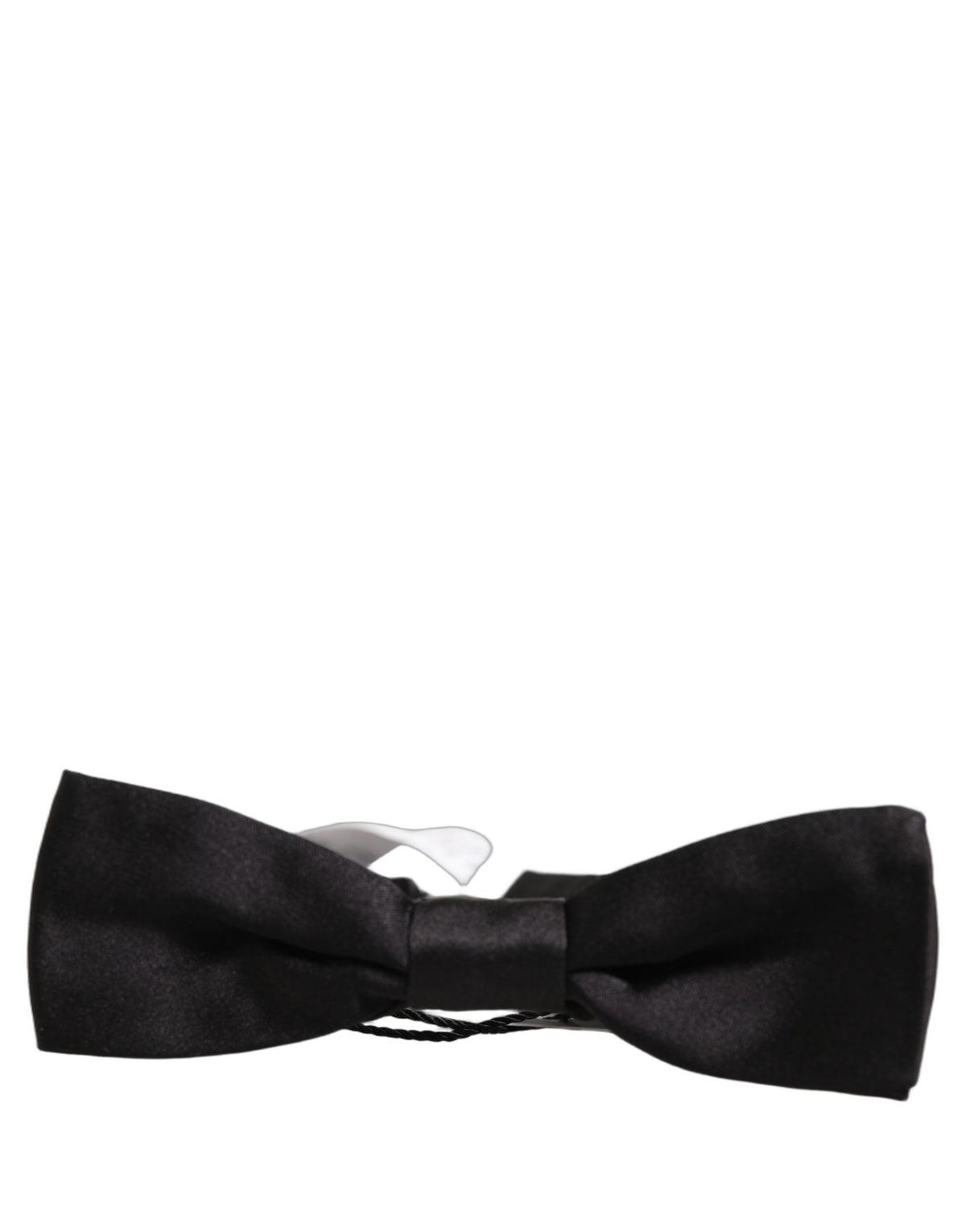 Dolce & Gabbana Herren Schwarze 100% Seide Verstellbare Krawatte Fliege