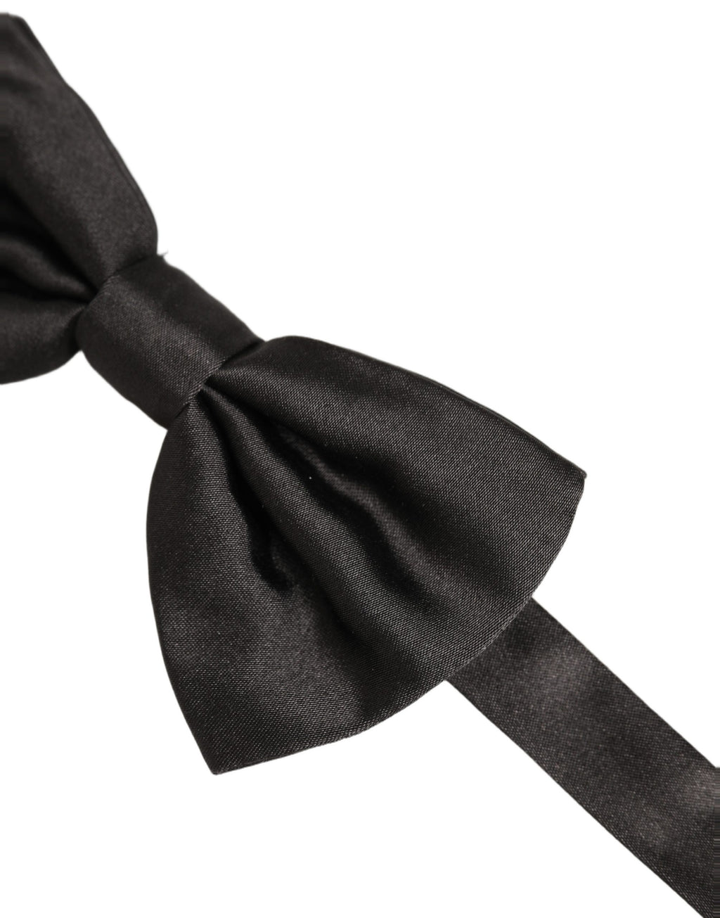 Dolce & Gabbana Herren Schwarze 100% Seide Verstellbare Krawatte Fliege