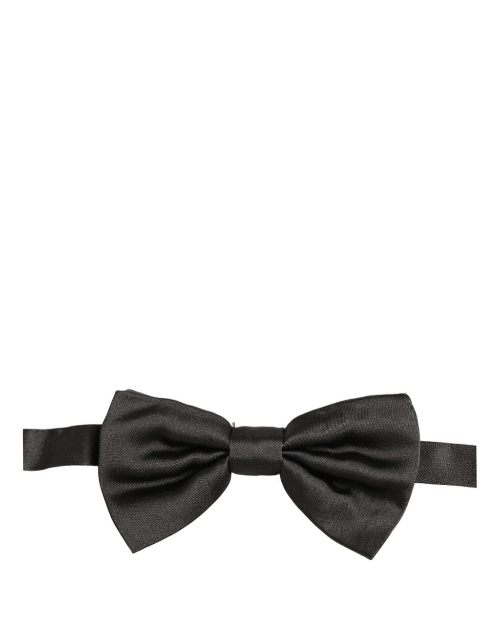 Dolce & Gabbana Herren Schwarze 100% Seide Verstellbare Krawatte Fliege
