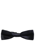 Dolce & Gabbana Herren Schwarze 100% Seide Verstellbare Krawatte Fliege