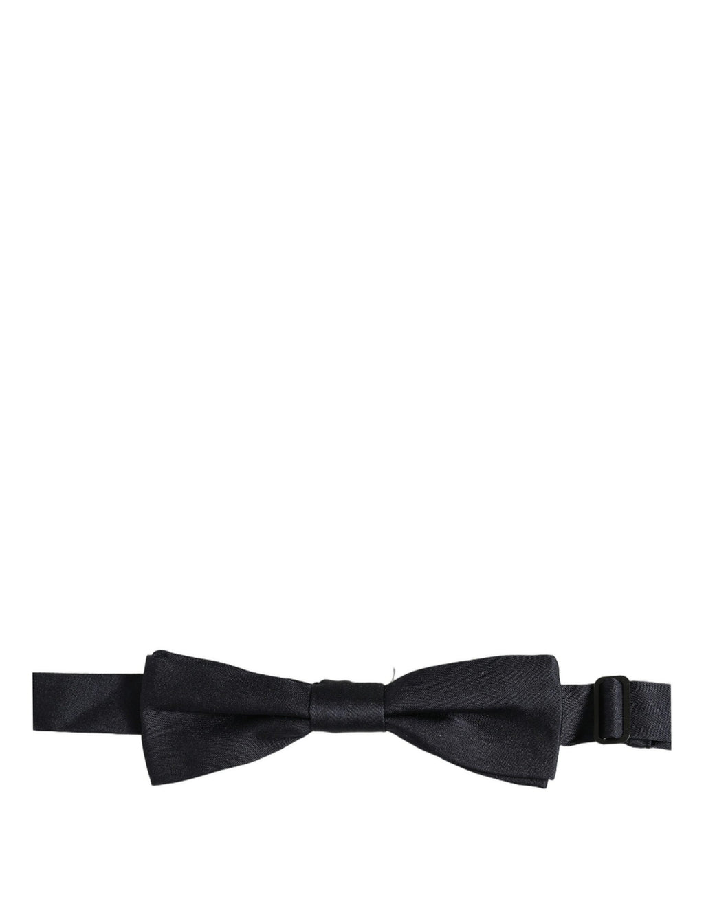 Dolce & Gabbana Herren Schwarze 100% Seide Verstellbare Krawatte Fliege