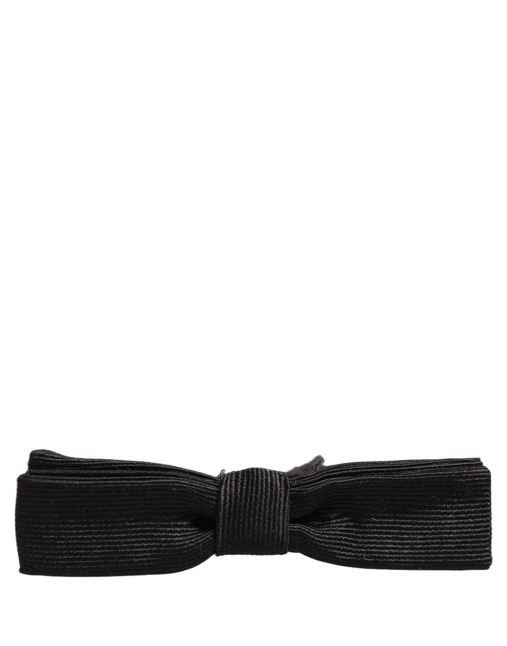 Dolce & Gabbana Herren Schwarze 100% Seide Verstellbare Hals Papillon Fliege