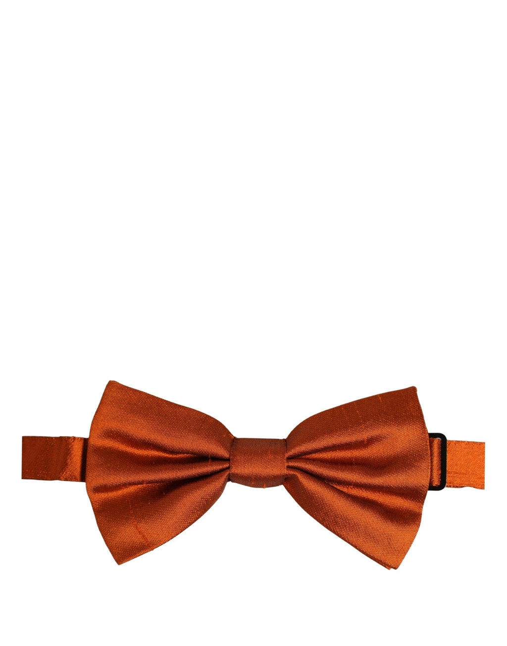 Dolce & Gabbana Herren Orange 100% Seide Verstellbare Krawatte Fliege