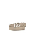 Dolce & Gabbana Beige Kalbsleder Bos Taurus Regular Gürtel