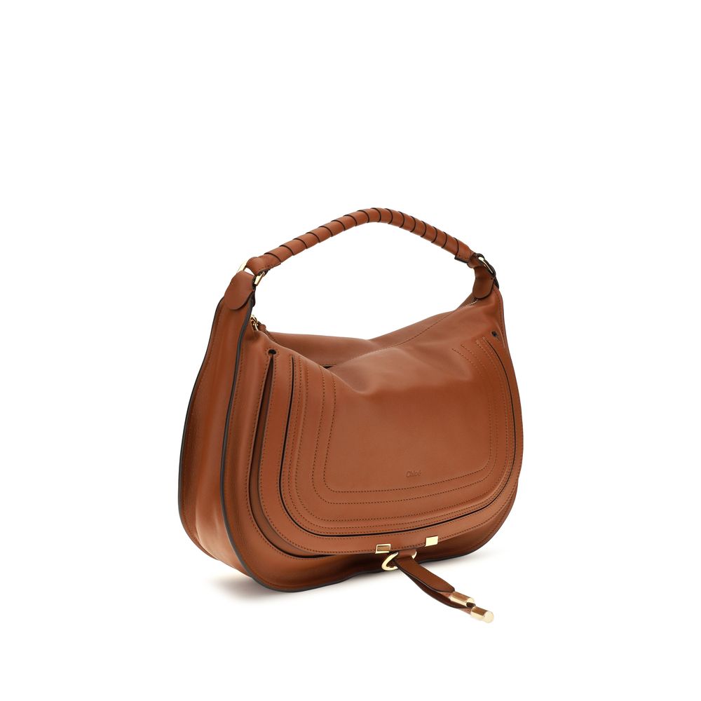 Chloé Braune Kalbsleder Bos Taurus Schultertasche