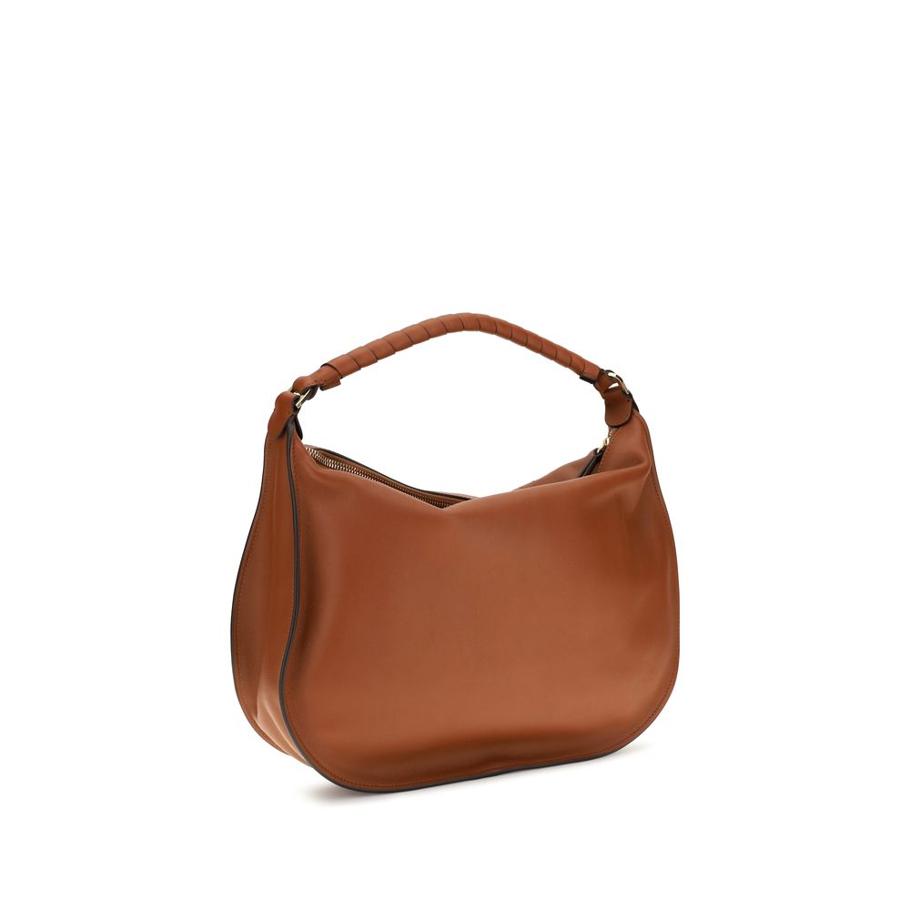 Chloé Braune Kalbsleder Bos Taurus Schultertasche