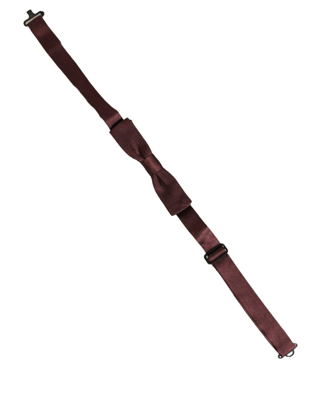 Dolce & Gabbana Herren Fliege aus 100% Seide, verstellbar, Braun