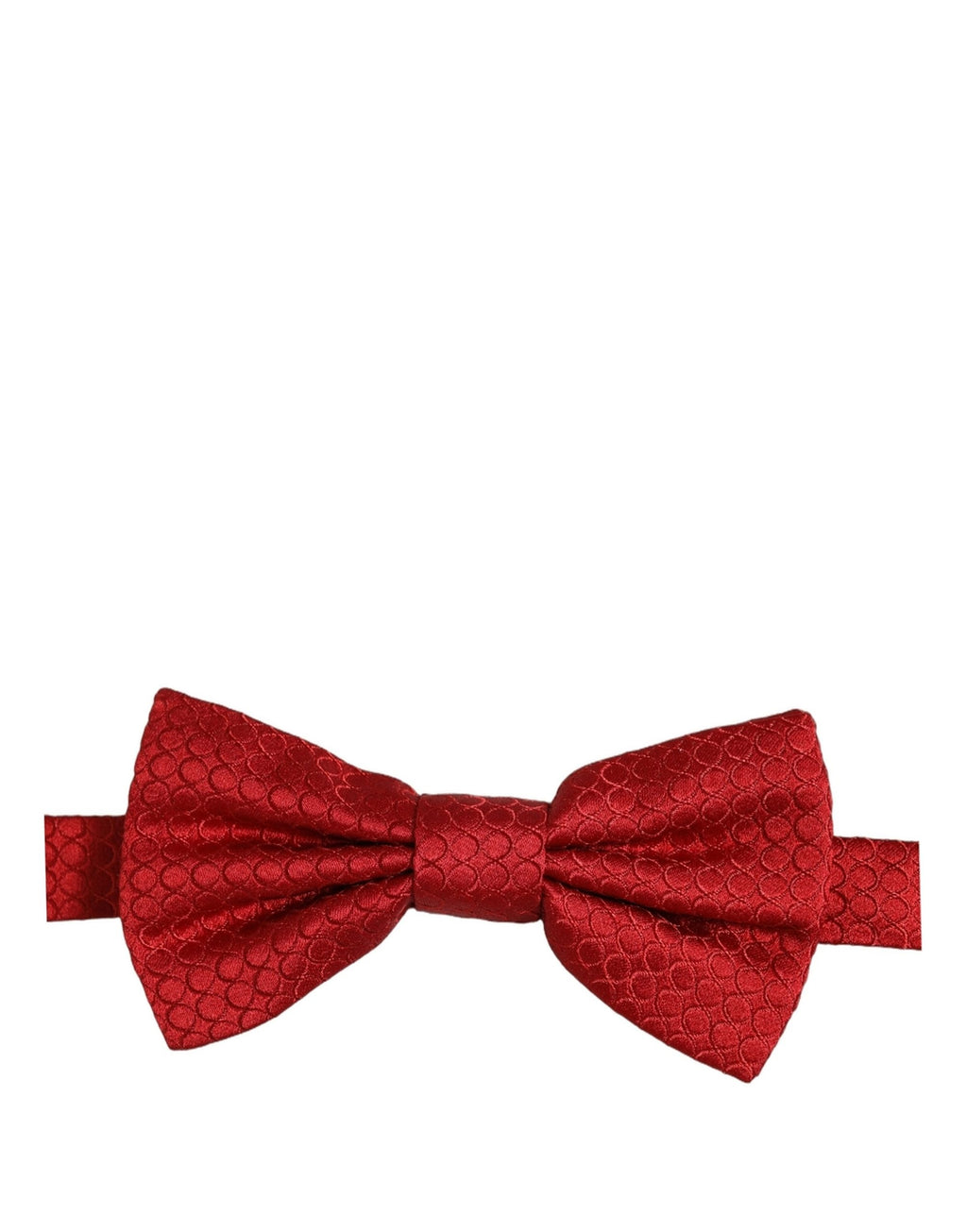 Dolce & Gabbana Herren-Papillon aus 100 % Seide in Rot, verstellbar