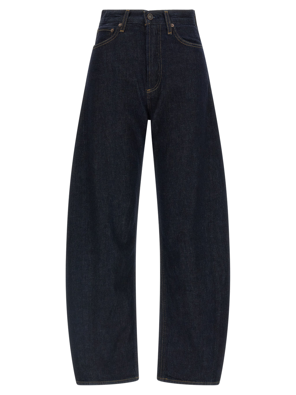 Agolde Blaue High-Waist Jeans aus Baumwolle