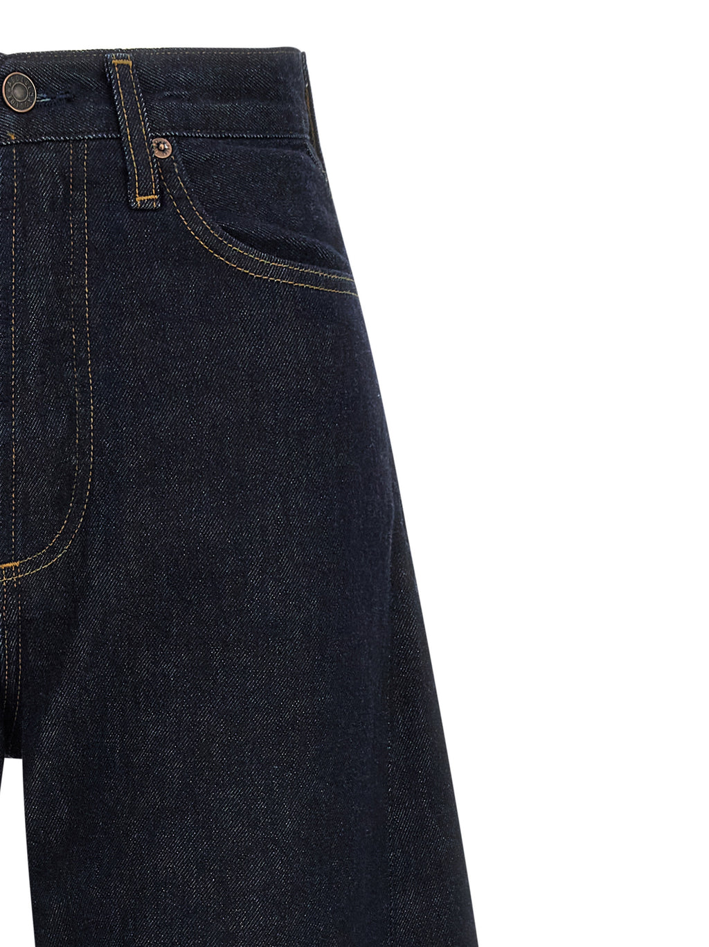 Agolde Blaue High-Waist Jeans aus Baumwolle