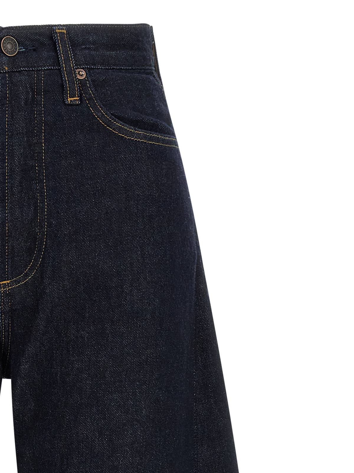 Agolde Blaue High-Waist Jeans aus Baumwolle