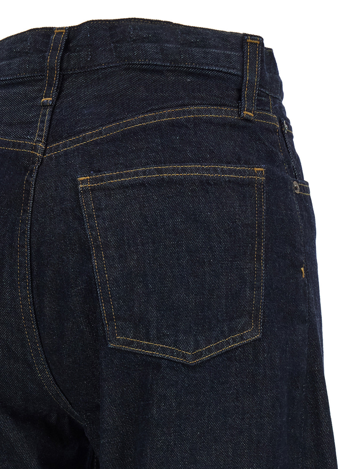Agolde Blaue High-Waist Jeans aus Baumwolle
