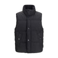 Stone Island Schwarze Daunenweste aus Gänsedaunen