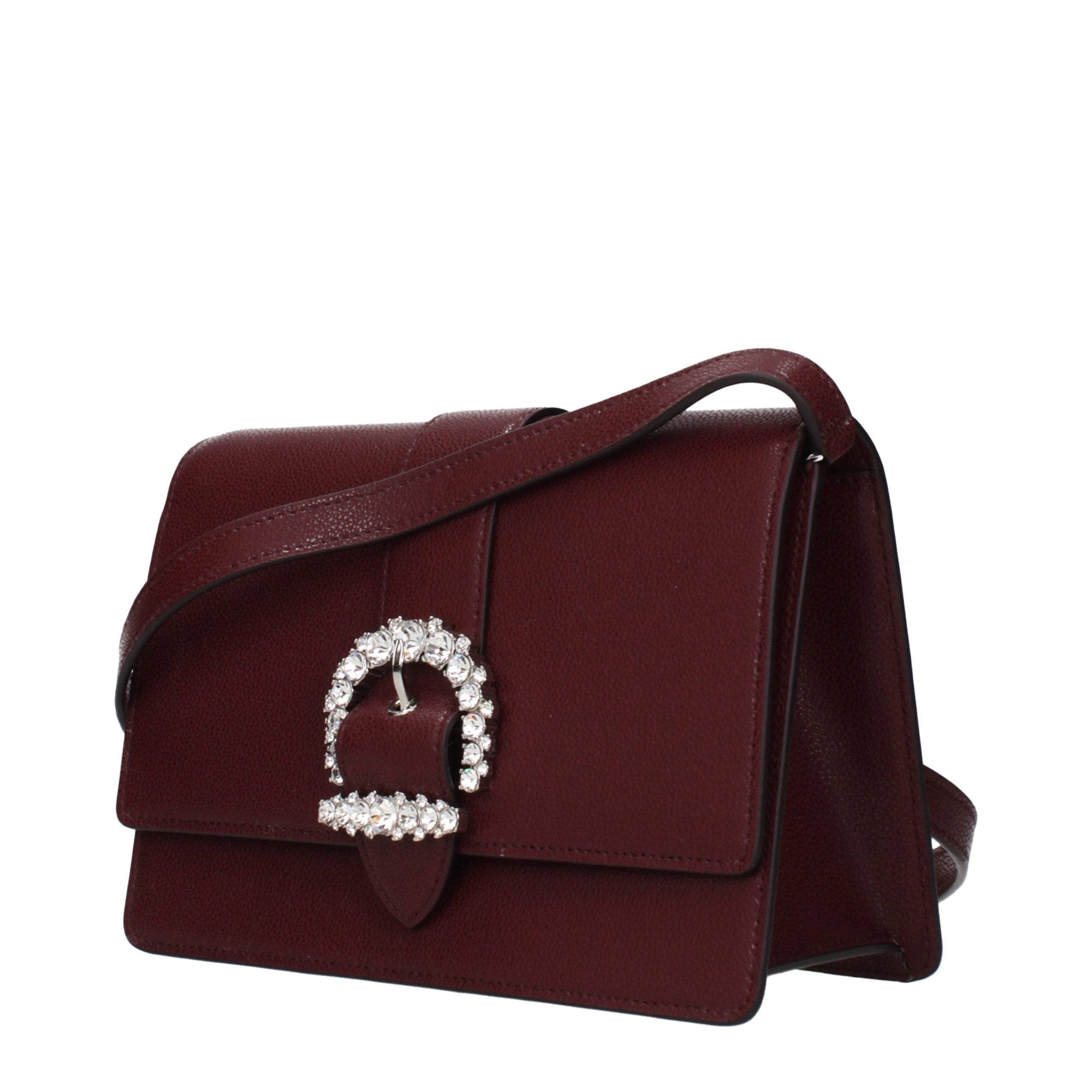 Jimmy Choo Rote Leder Umhängetasche