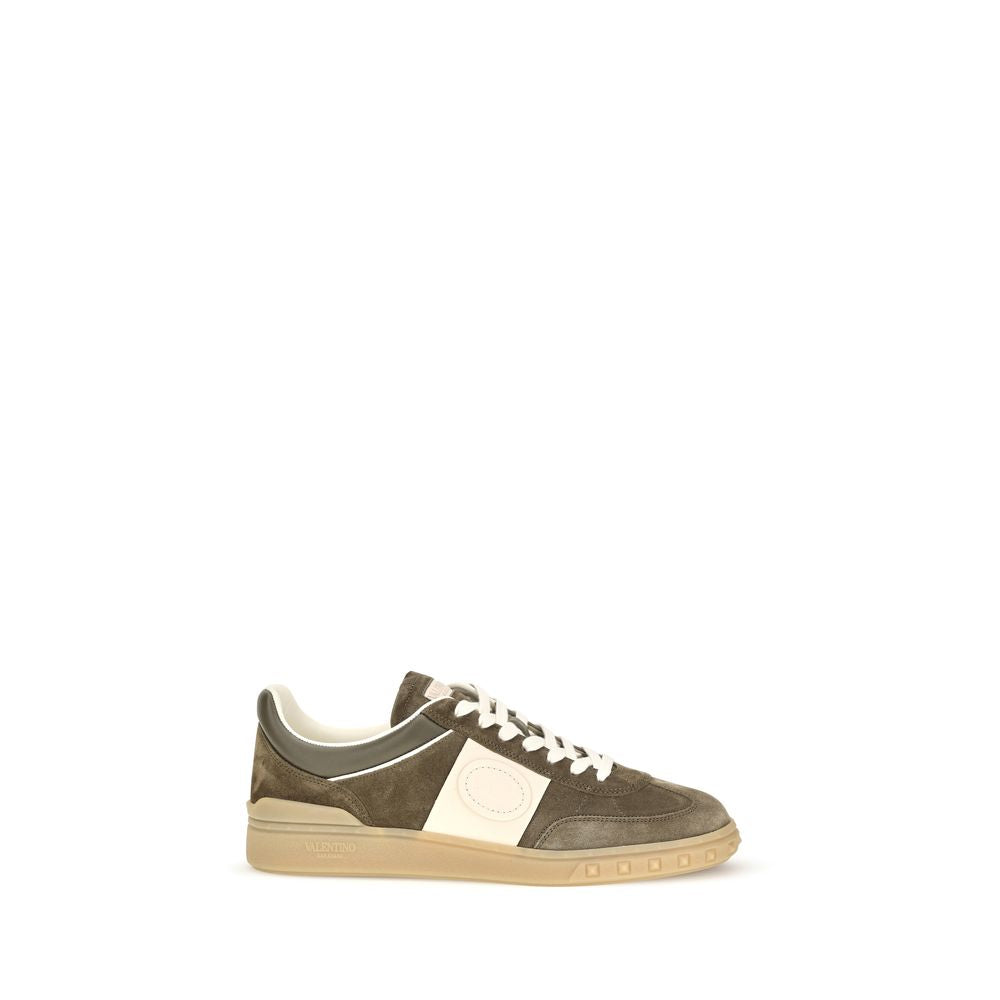 Valentino Garavani Bicolor Calf Leather Bos Taurus Low Top Sneakers