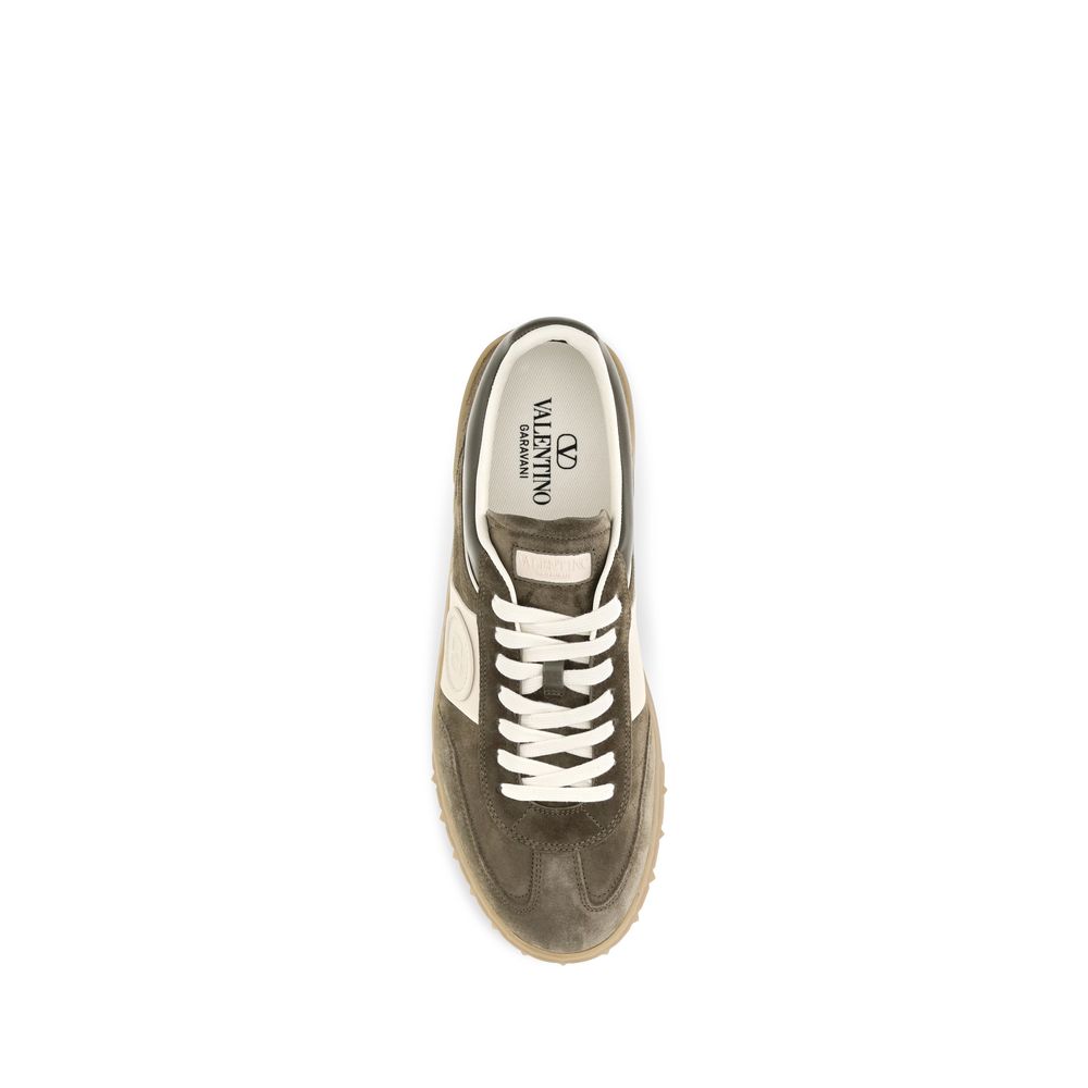 Valentino Garavani Bicolor Calf Leather Bos Taurus Low Top Sneakers