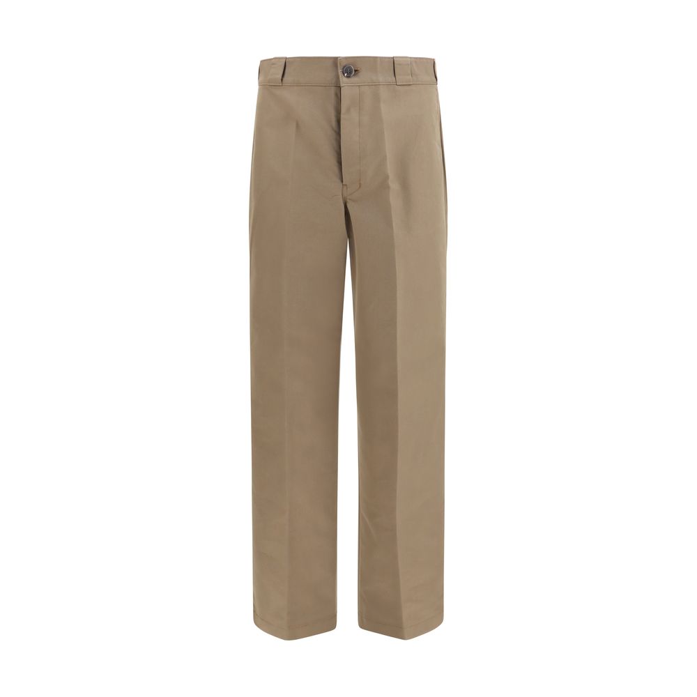 Prada Braune Baumwollhose für die Freizeit