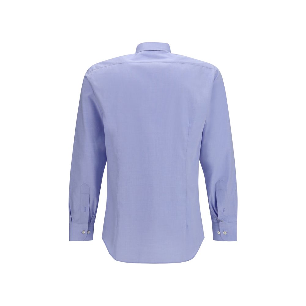 Etro Blaues Baumwollhemd