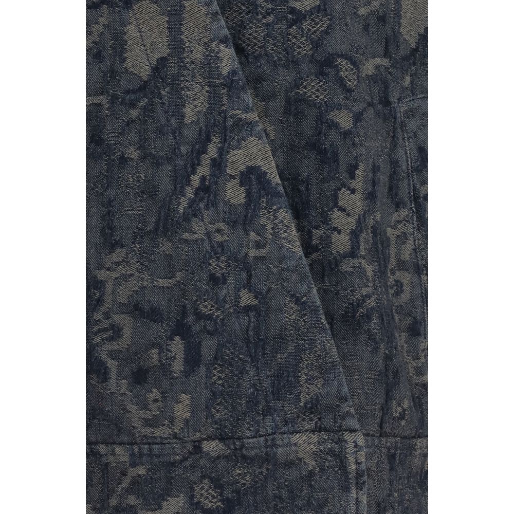 Giorgio Armani Blaue Jeansjacke aus Baumwolle