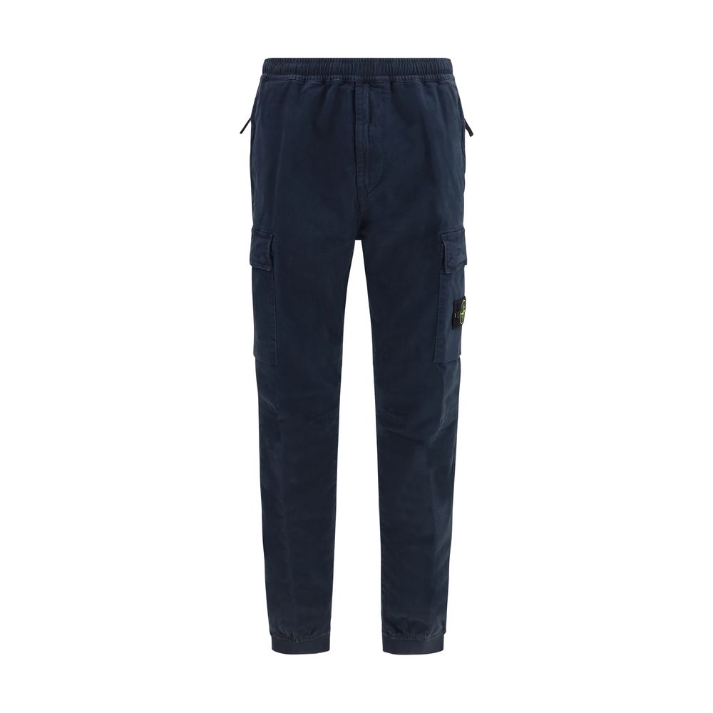 Stone Island Zweifarbige Cargohose aus Baumwolle