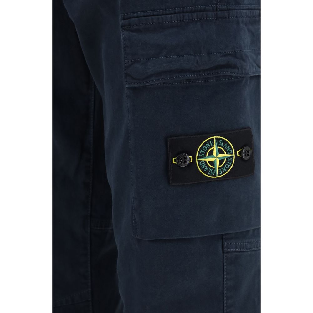 Stone Island Zweifarbige Cargohose aus Baumwolle