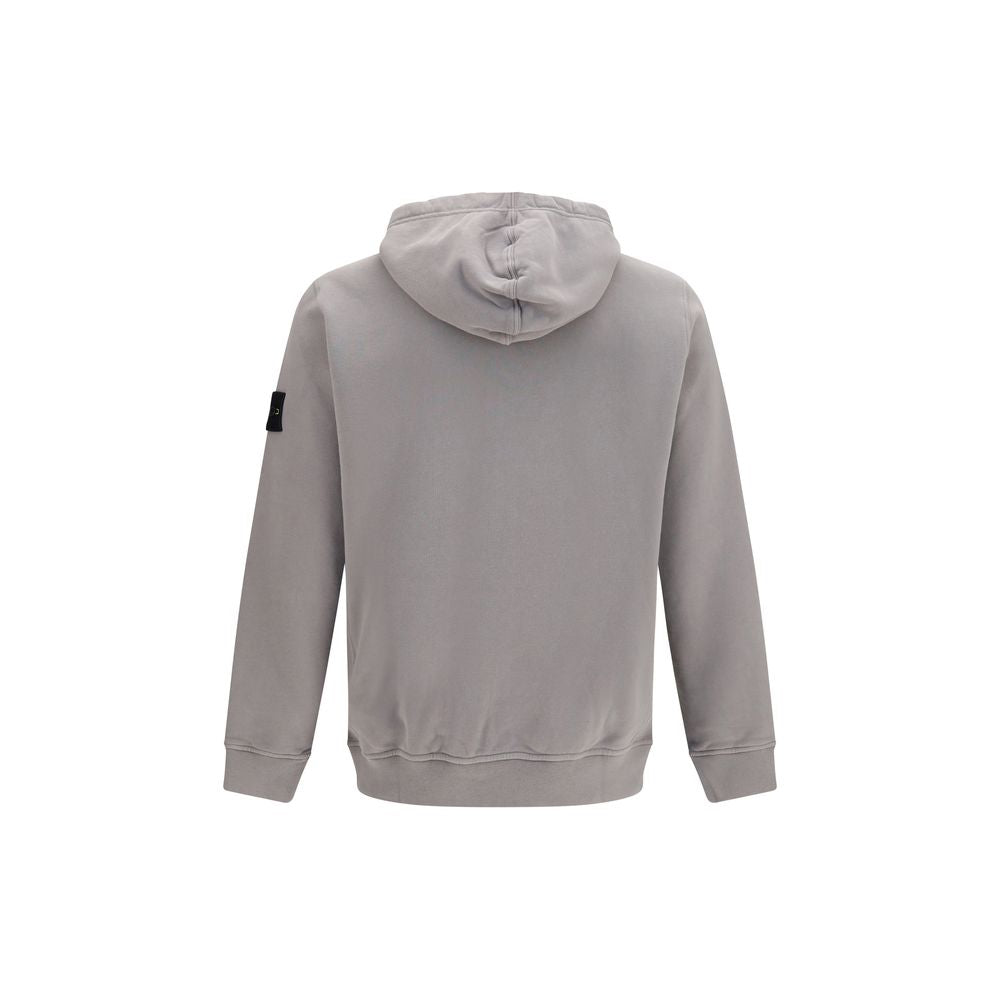 Stone Island Grauer Baumwollpullover