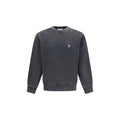 Maison Kitsuné Grauer Baumwollpullover