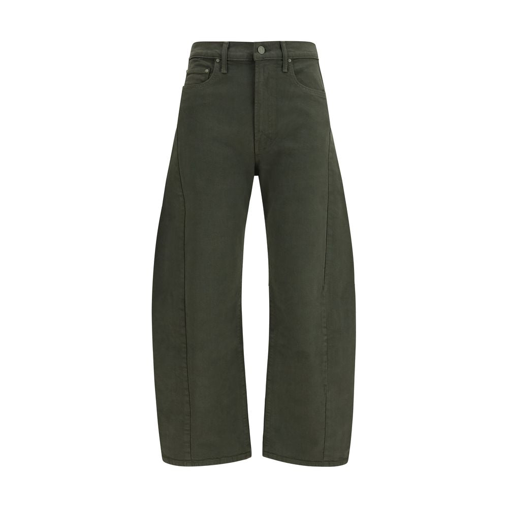 Mother Denim Bicolor Cotton Relaxed Fit Jeans