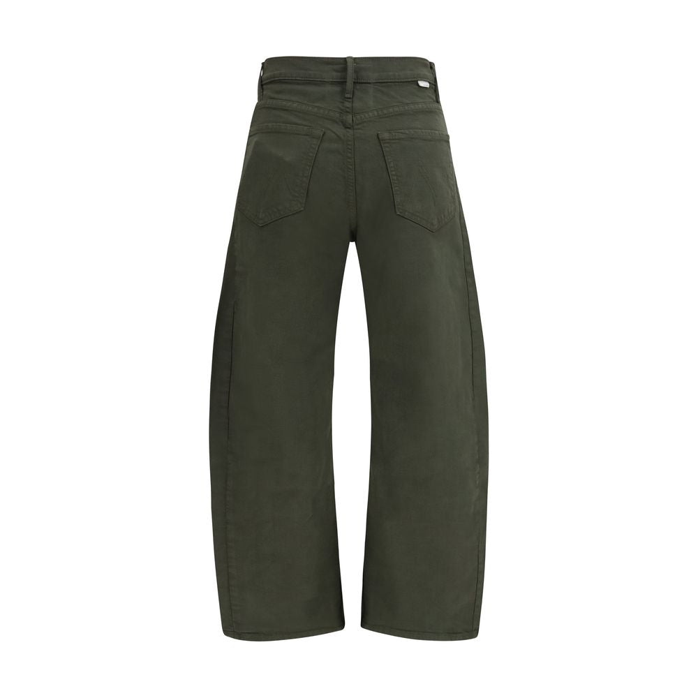 Mother Denim Bicolor Cotton Relaxed Fit Jeans