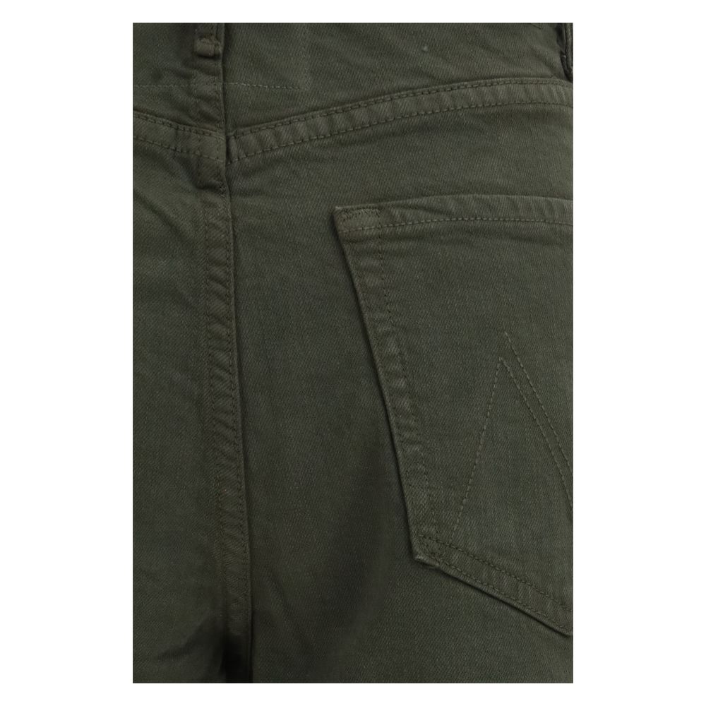 Mother Denim Bicolor Cotton Relaxed Fit Jeans