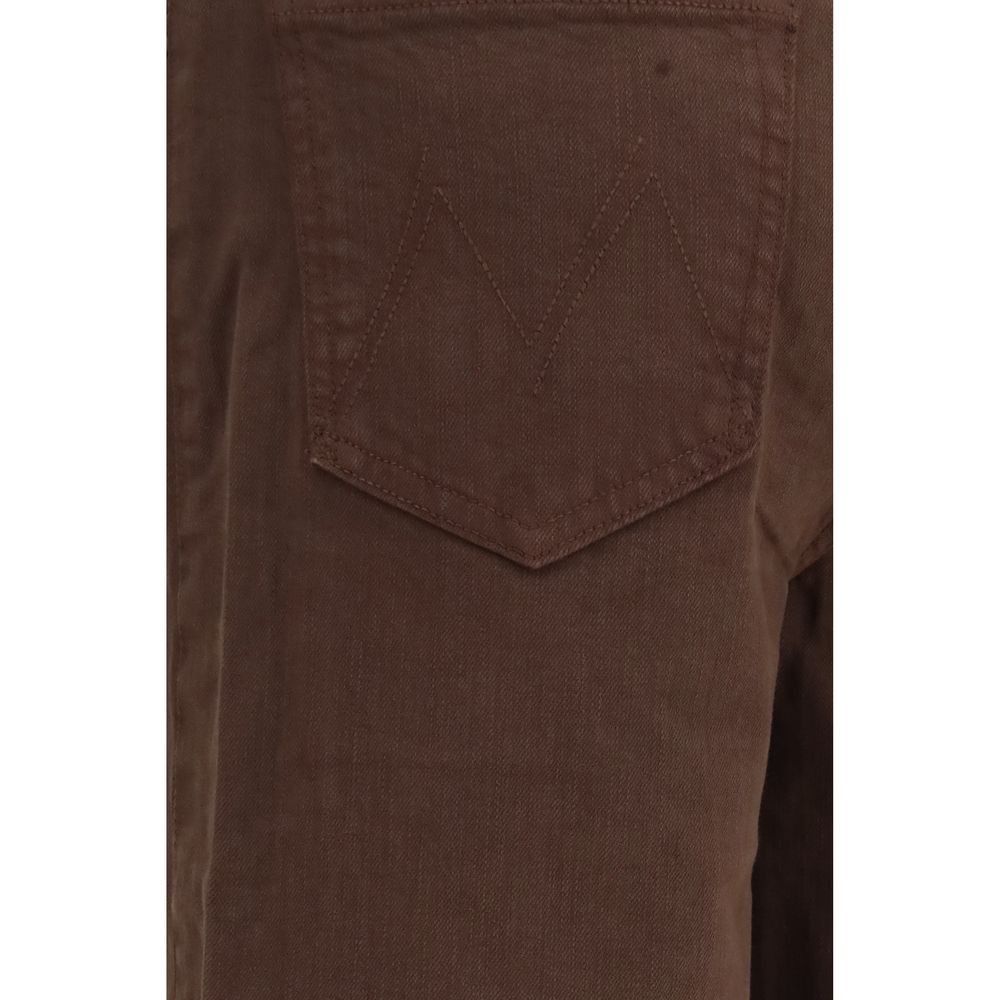 Mother Denim Braune Baumwolljeans Denim