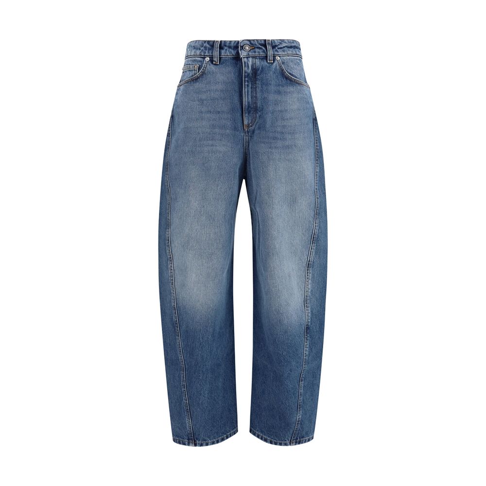 Givenchy Blaue Baumwolljeans im Relaxed Fit