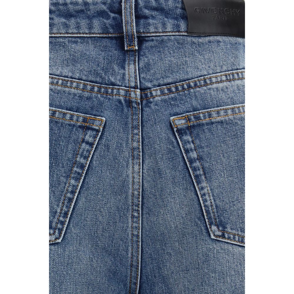 Givenchy Blaue Baumwolljeans im Relaxed Fit