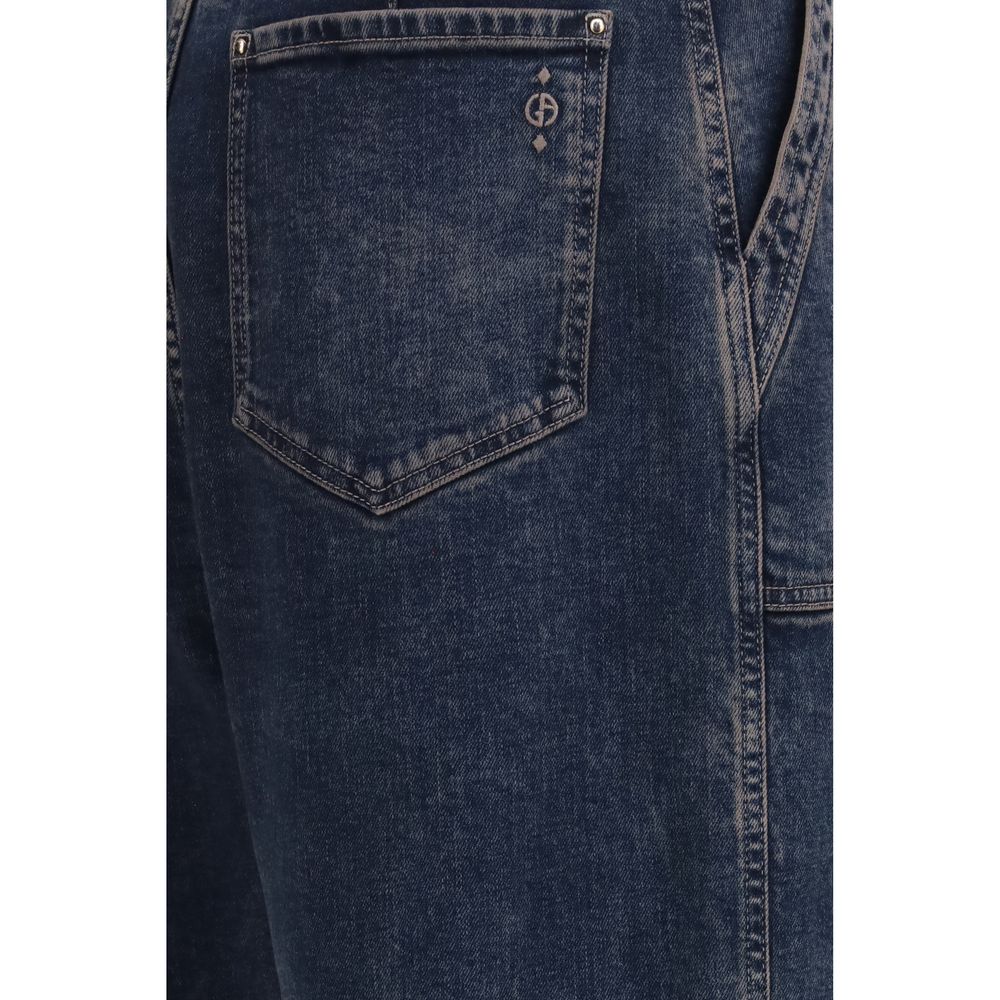 Giorgio Armani Blaue Baumwolljeans Denim