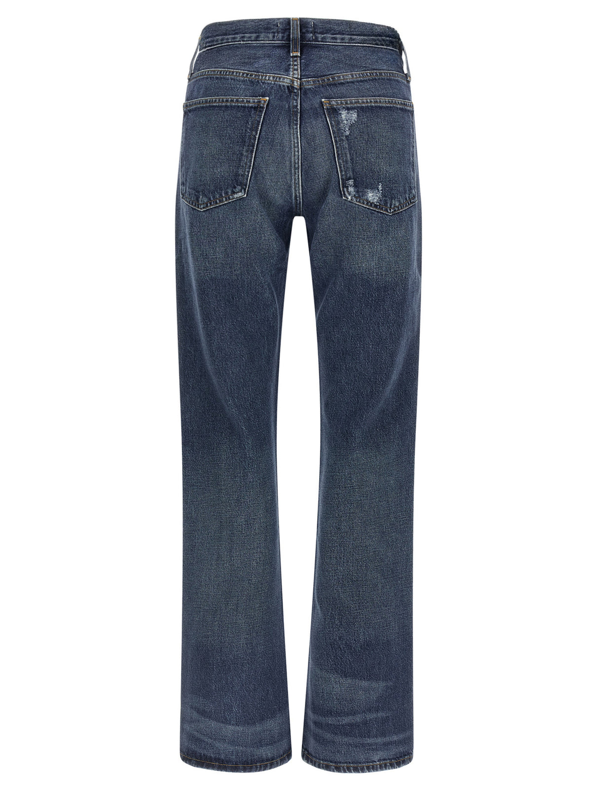Agolde Blaue Bootcut-Jeans aus Baumwolle