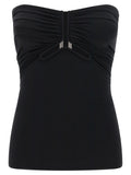 Rick Owens Schwarze Tanktops aus Nylon