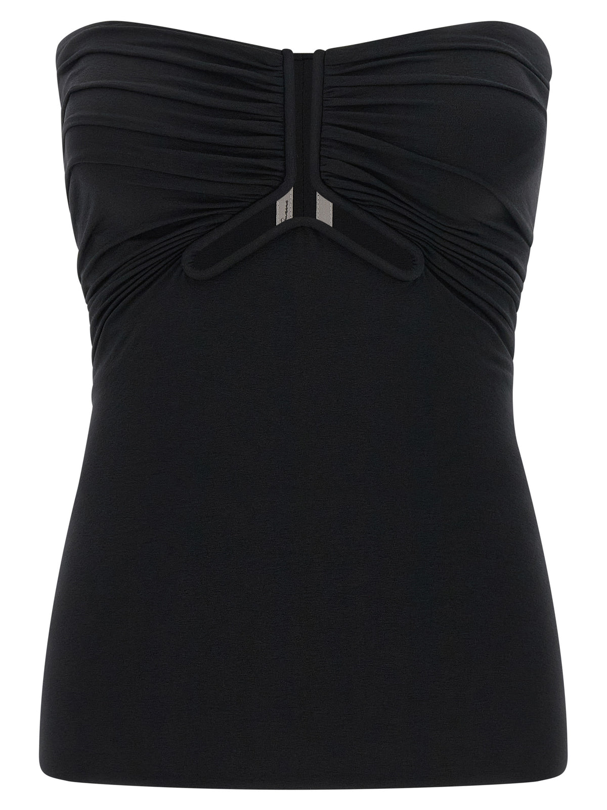 Rick Owens Schwarze Tanktops aus Nylon