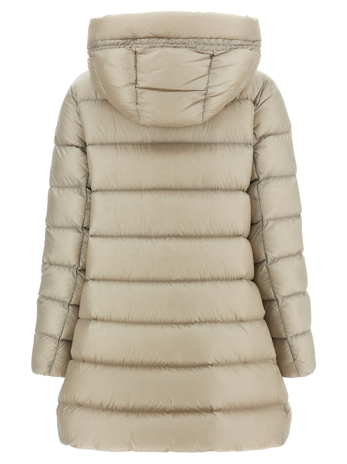 Moncler Beige Polyamid Steppjacke