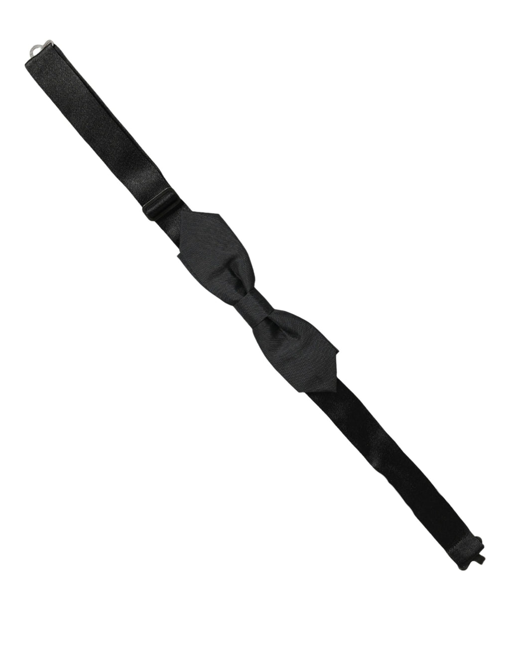 Dolce & Gabbana Herren Schwarze Polyester Krawatte mit verstellbarem Band