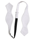 Dolce & Gabbana Herren Fliege aus 100% Seide, Weiß, Verstellbar