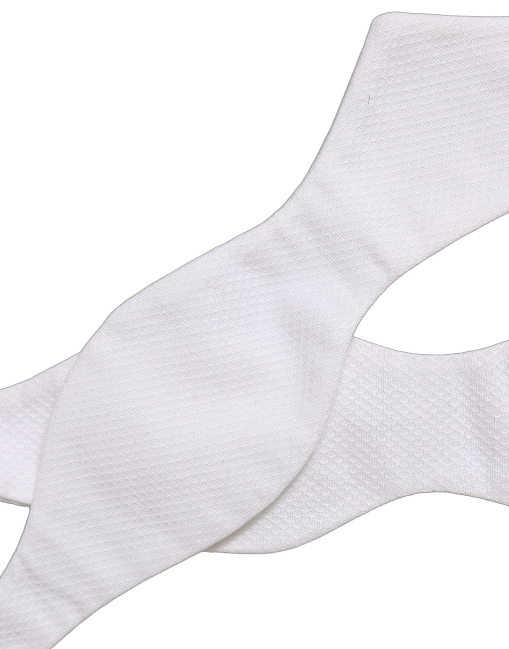 Dolce & Gabbana Herren Fliege aus 100% Seide, Weiß, Verstellbar